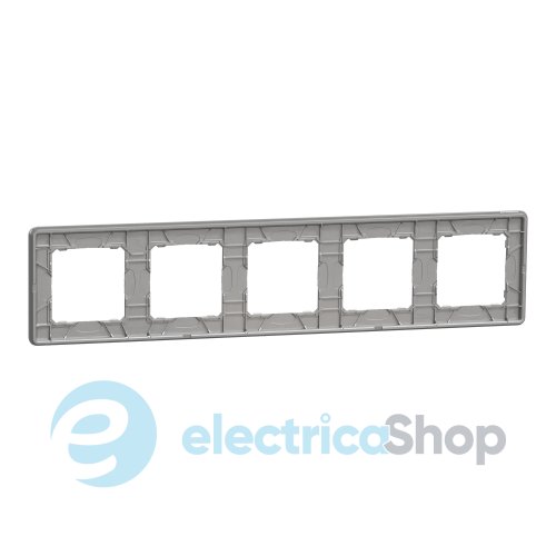 Рамка 5 постов Sedna Elements SDD393805 матовая серая глина