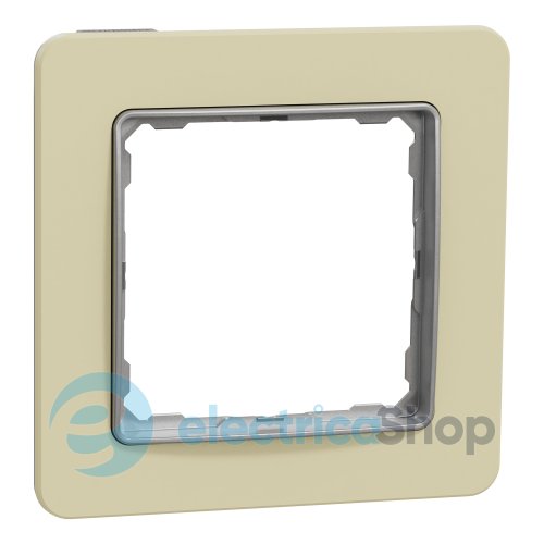Рамка 1-пост Sedna Elements SDD392801 матовый песочный