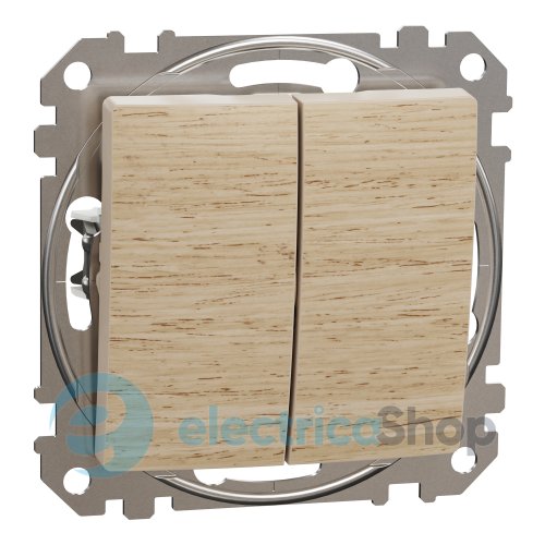 Выключатель 2-кл. Sedna Elements SDD180105U береза