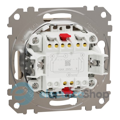 Промежуточный переключатель 1-кл. Sedna Elements SDD180107U береза