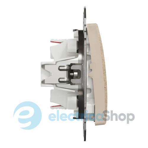 Переключатель 2-кл. Sedna Elements SDD180108U береза