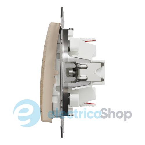 Переключатель 2-кл. Sedna Elements SDD180108U береза