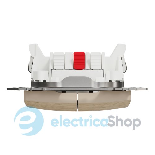 Переключатель 2-кл. Sedna Elements SDD180108U береза