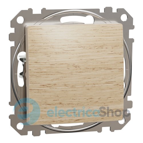 Кнопочный выключатель 1-кл. Sedna Elements SDD180111U береза