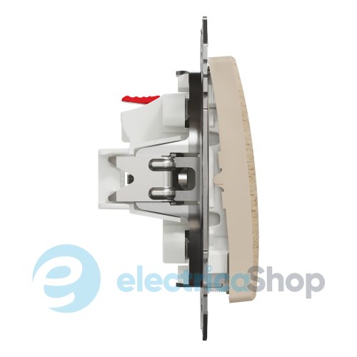 Кнопочный выключатель 1-кл. Sedna Elements SDD180111U береза