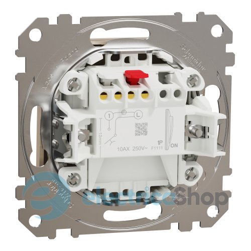 Кнопочный выключатель 1-кл. Sedna Elements SDD180111U береза