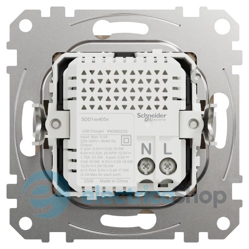 USB розетка А+С Sedna Elements SDD180405U береза