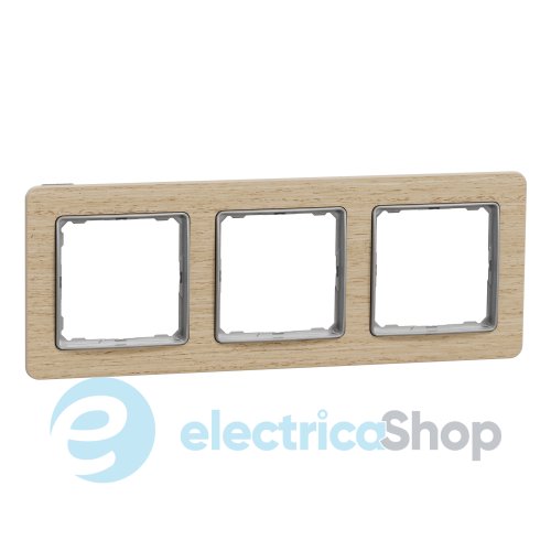 Рамка 3-поста Sedna Elements SDD380803U береза