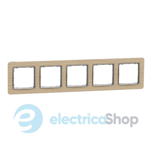 Рамка 5-постов Sedna Elements SDD380805U береза