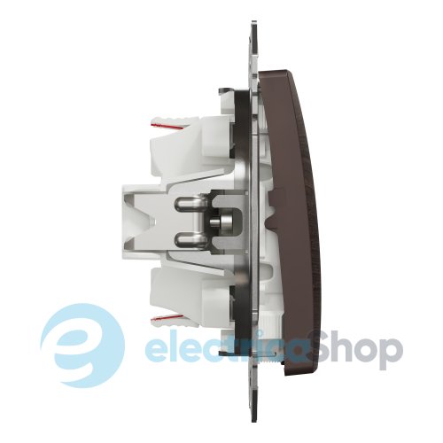 Переключатель 2-кл. Sedna Elements SDD181108U венге