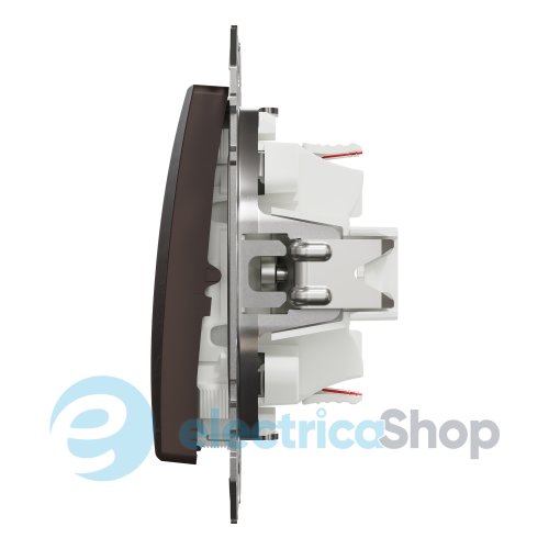 Переключатель 2-кл. Sedna Elements SDD181108U венге