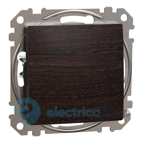 Кнопочный выключатель 1-кл. Sedna Elements SDD181111U венге