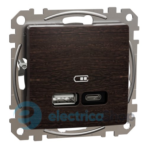 USB розетка А+С Sedna Elements SDD181405U венге