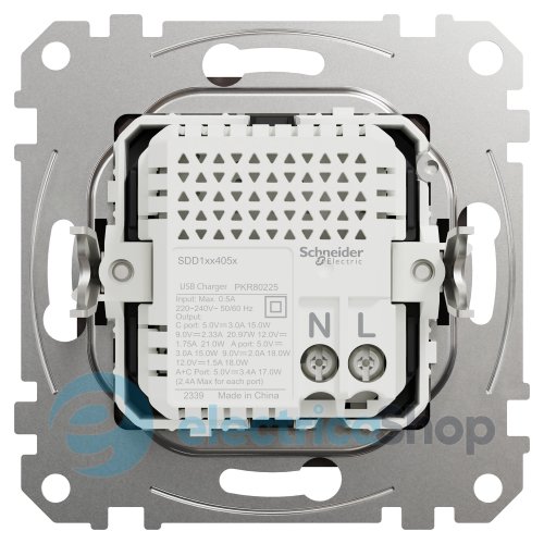 USB розетка А+С Sedna Elements SDD181405U венге