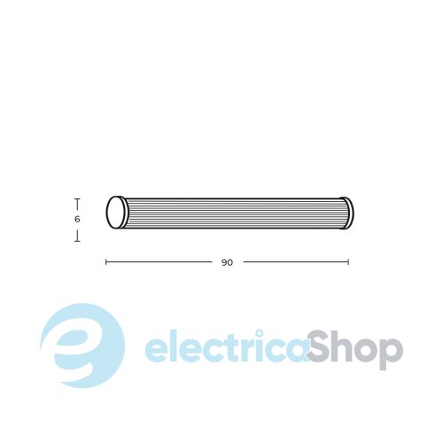 Настенный светильник AZzardo PRONTO WALL 90 IP44 CCT SWITCH AZ6570