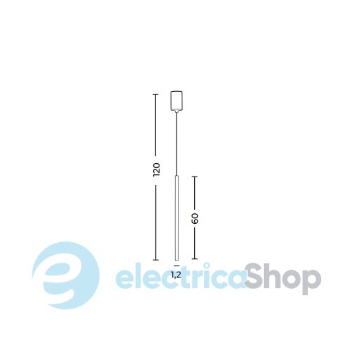 Подвесной светильник AZzardo BIRMA PENDANT TITANIUM AZ7166