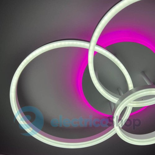 Світильник стельовий Luminaria GENNY ROUND RGB 80W 4R WHITE з пультом ДК