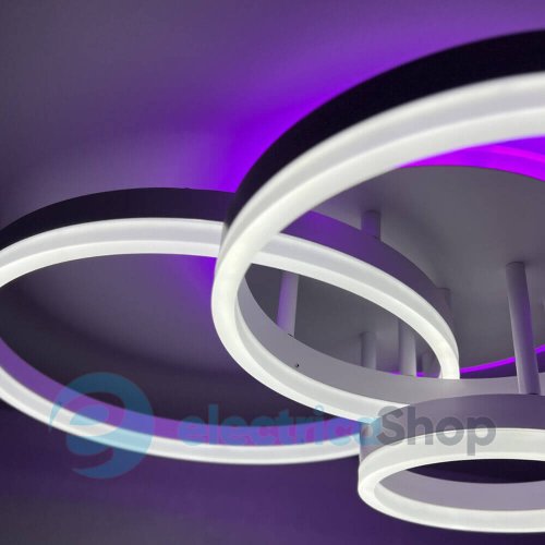 Світильник стельовий Luminaria GENNY ROUND RGB 80W 4R WHITE з пультом ДК