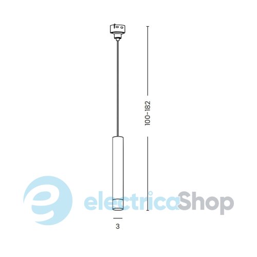 Трековий світильник AZzardo TRACK IP65 SONIC 4000K BLACK AZ6962