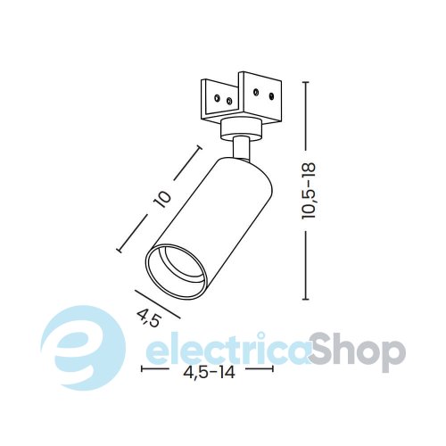 Трековый светильник AZzardo TRACK IP65 MURANO 4000K WHITE AZ6947