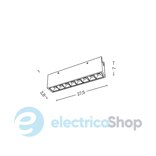 Трековый светильник AZzardo TRACK IP65 LIDO 20W 4000K WHITE AZ6954