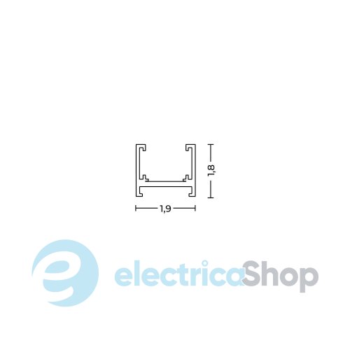 Шинопровод AZzardo SIGMA TRACK MAGNETIC 2m GO AZ7058