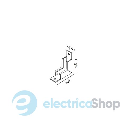 З'єднувач кутовий AZzardo SIGMA TRACK MAGNETIC CORNER B GO AZ7063