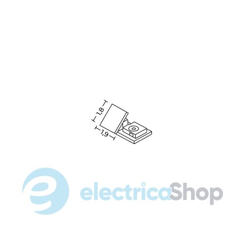 Заглушка для треков AZzardo SIGMA TRACK MAGNETIC LOW END CAP TI AZ7066