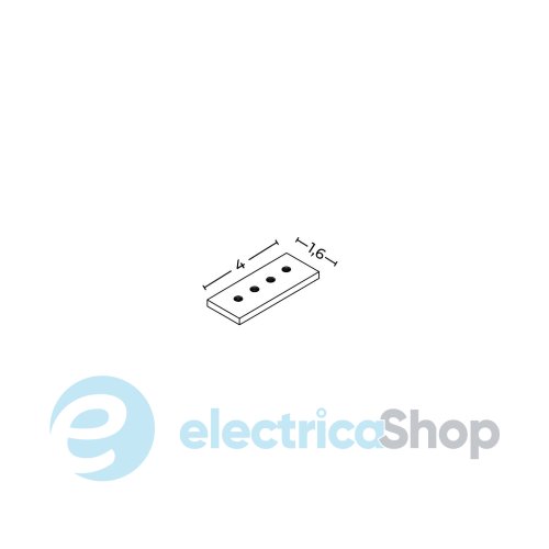 З'єднувач прямий механічний AZzardo SIGMA TRACK MAGNETIC STRAIGHT MECHANICAL CONNECTOR AZ7069