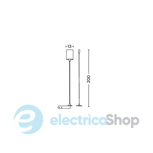Подвес для треков AZzardo SIGMA TRACK MAGNETIC ELECTRIC SUSPENSION GO AZ7101