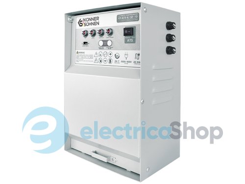 Бензиновый генератор двоциліндровый 12,5кВт/230V Könner&Söhnen KS 15-1E ATSR, ручной/електро/авто запуск