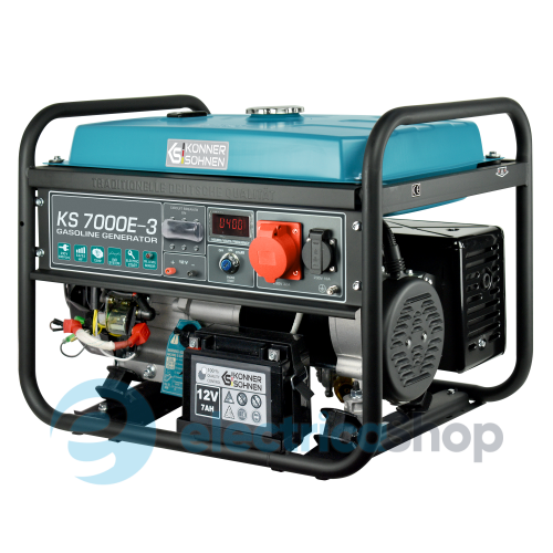 Бензиновый генератор 5,5кВт/400V Könner&Söhnen KS 7000E-3