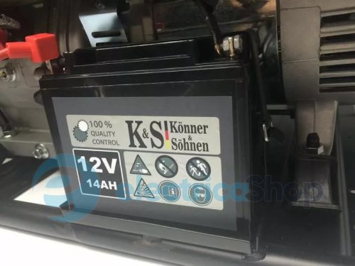 Бензиновий генератор 5,5кВт/230V Könner&Söhnen KS 7000E, електричний старт