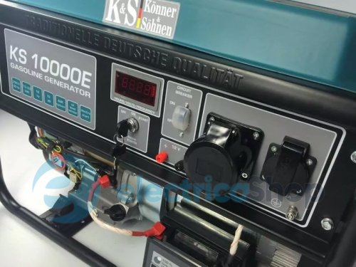 Бензиновий генератор 8кВт/230V Könner&Söhnen KS 10000E, електричний старт