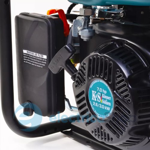 Бензиновый генератор 8кВт/230V/400V Könner&Söhnen KS 10000E 1/3, электрический.старт