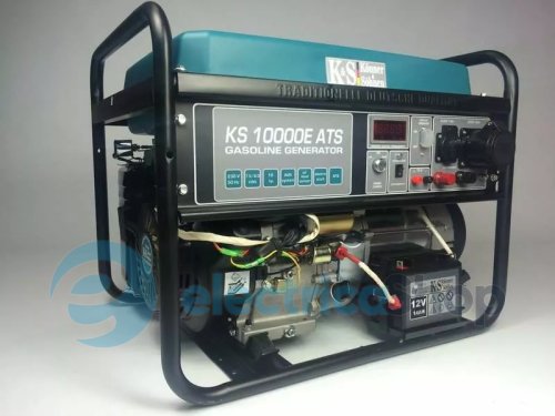 Бензиновый генератор 8кВт/230V Könner&Söhnen KS 10000E ATS, ручной/електро/авто запуск