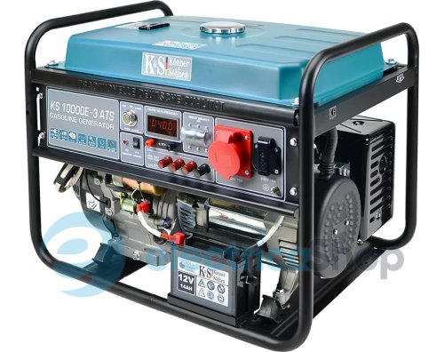 Бензиновый генератор 8кВт/400V Könner&Söhnen KS 10000E-3 ATS, ручной/електро/авто запуск