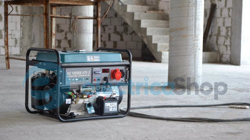 Бензиновый генератор 8кВт/400V Könner&Söhnen KS 10000E-3 ATS, ручной/електро/авто запуск