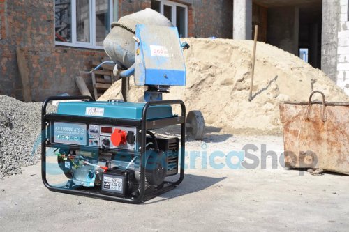 Бензиновый генератор 8кВт/400V Könner&Söhnen KS 10000E-3 ATS, ручной/електро/авто запуск