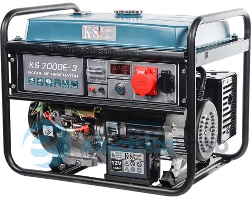 Бензиновый генератор 5,5кВт/400V Könner&Söhnen KS 7000E-3