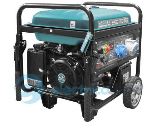 Бензиновый генератор 9,2кВт/230V Könner&Söhnen KS 12-1E ATSR, ручной/електро/авто запуск