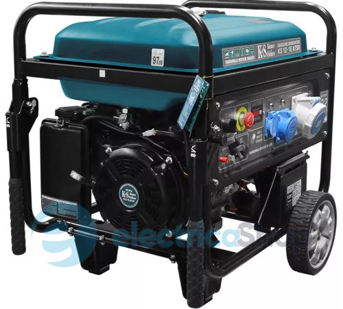 Бензиновый генератор 9,2кВт/230V Könner&Söhnen KS 12-1E ATSR, ручной/електро/авто запуск