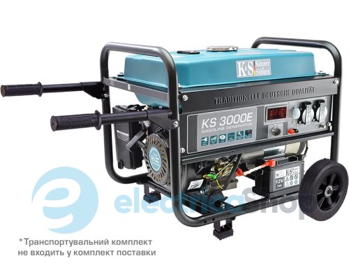 Бензиновий генератор 3кВт/230V Könner&Söhnen KS 3000E, електричний старт