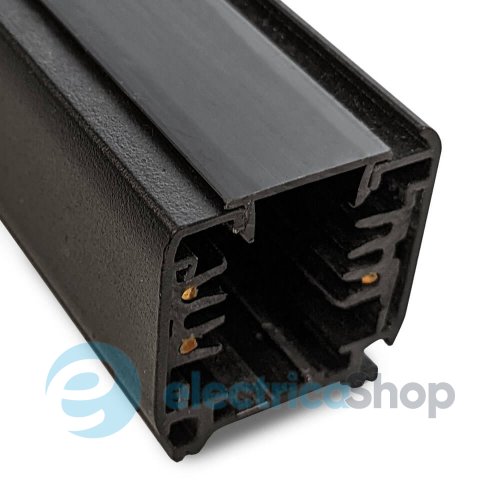 Накладка для трекової шини AZzardo TRACK 3LINE 1m COVER BK AZ5522