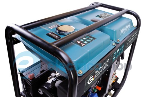 Дизельный генератор 6,5кВт/230V (7,5кВт/400V) Könner&Söhnen KS 9100HDE-1/3 ATSR (EURO V), ручной/електро/авто запуск
