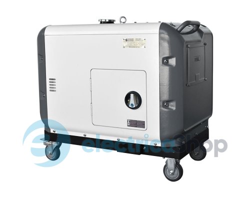 Дизельный генератор 6,5кВт/230V (7,5кВт/400V) Könner&Söhnen KS 9302DE-1/3 ATSR, ручной/електро/авто запуск