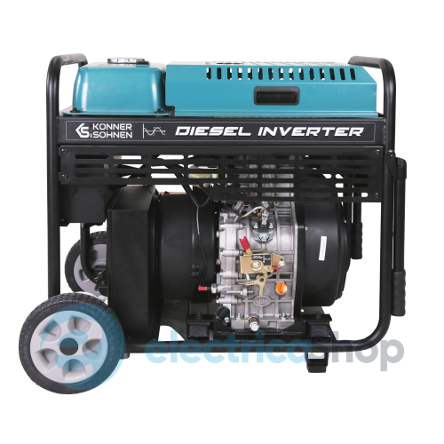 Дизельный инверторный генератор 10кВт/230V Könner&Söhnen KS 9500iDЕ ATSR, ручной/електро/авто запуск