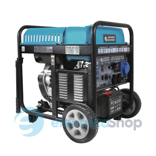 Дизельный инверторный генератор 5,5кВт/230V Könner&Söhnen KS 6100iDЕ ATSR, ручной/електро/авто запуск