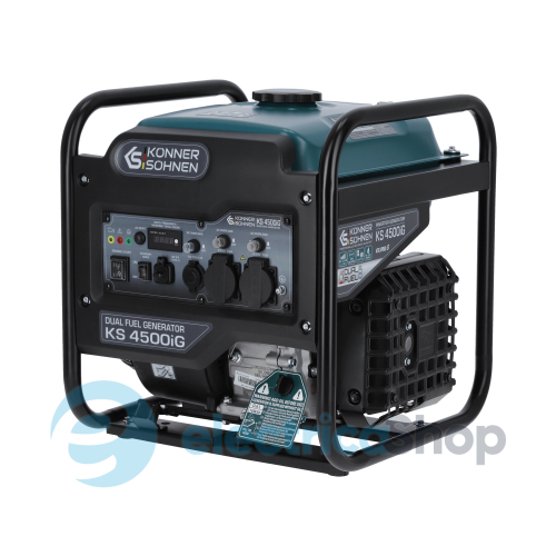 Інверторний газобензиновий генератор 4,5кВт/230V Könner&Söhnen KS 4500iG