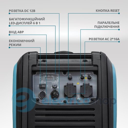 Інверторний генератор 4кВт/230V Könner&Söhnen KS 4000iE S